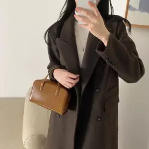 손오반 가을 여사친 롱 모직 데일리룩 정장자켓 슬림핏 정장 넥 더블 코트 KUK3