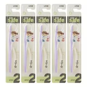 키즈세이프 칫솔 잇몸관리 유아 어린이 아이 5개입 4~6세 2단계 [m81C557]