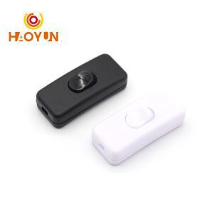 2PCS전등 스위치 AC 0-250V 6A Lnline ONOFF 테이블 책상 램프 코드 케이블 토글 로커 LED 조명 제어