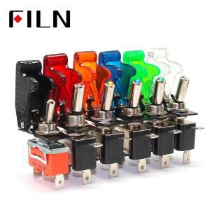 SPST 토글 로커 스위치 LED 조명 점화 부스트 해양 보트 레이싱 카 라이트 트럭 트레일러 액세서리 12V20A