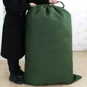 [하프클럽/]캔버스 마대 보관 주머니 이불 수납 가방
