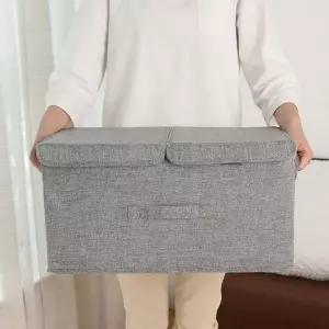[하프클럽/]접이식 패브릭 정리함 칸막이 다용도 수납커버
