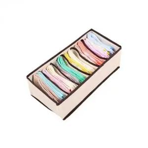 [하프클럽/]속옷 정리용 부직포 칸막이 수납함 6칸형 보관 케이스