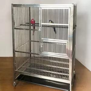 앵무새 케이지 철제 사육장 조류 하우스 접이식 이동형 새장