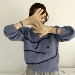 [하프클럽/]겨울용 스마트폰 장갑 터치 니트장갑 방한 보온