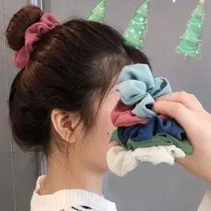 헤어 곱창 밴드 똥 긴 머리끈 5P 슈슈 헤어슈슈 곱창머리끈 곱창끈 곱창밴드 헤어곱창
