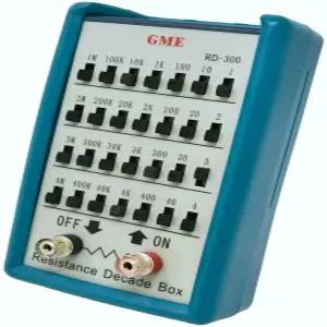 GME RD-300 저항 대체 10년 상자 7년 범위 1 ω ~ 11M 정확도 1와트 정격 저항기 미국에서 설계됨