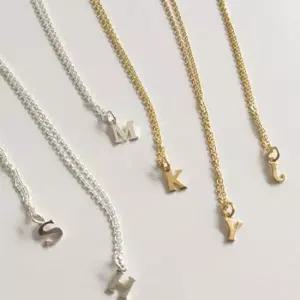 여성목걸이 initial necklace (A-Z) (silver925)