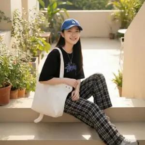 고양이가방 여성가방추천 에코백브랜드 캐릭터 캔버스가방 가방브 토트에코백 여성토트백 HACHANI 에코백