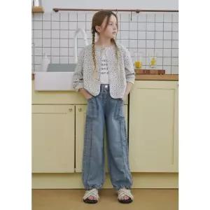 [갤러리아] [블루테일]AAB4CG01IV？？플라워패턴 아이보리 가디건