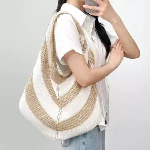 빅 숄더백 네트백 니트가방 여성 브랜드백 뜨개가방 여성숄더백 여자숄더백 니트백