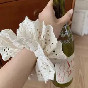 여자 레이스 스크런치 빅사이즈 곱창 밴드 머리 끈 포니테일머리끈 리본곱창밴드