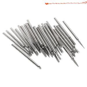 YHYS 30PCS 에머리 그라인딩 바늘 헤드 옥 조각 도구 연마 전기 원통형 팁 파인 3mm