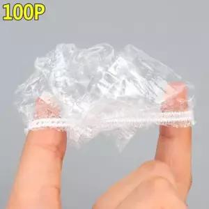 헤어캡 비닐커버 귀 귀덮개 비닐캡 파마용품 귀비닐 100P