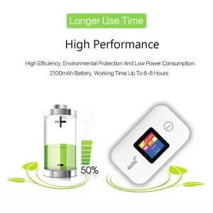 휴대용 4G/5G 모바일 와이파이 라우터 150Mbps 무선 포켓 MiFi 모뎀 SIM 카드 슬롯 포함 - 핫스팟 LTE