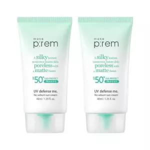 메이크프렘 유브이 디펜스 미 노세범 선크림 40ml 2개