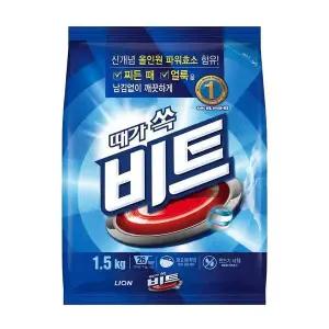 라이온 ATM885X0 비트 세탁세제 1.5kg 리필