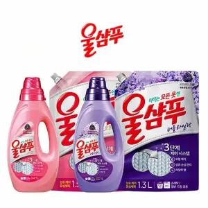 애경 ODO072C7 울샴푸 라일락 오리지날 용기 리필 울세제