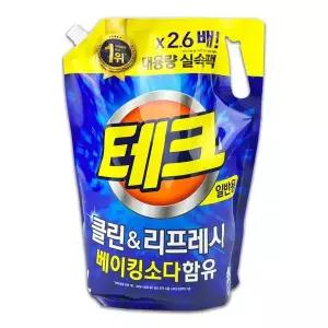 테크 XQB378N3 액체세탁세제 리필 일반용 2.6L -O