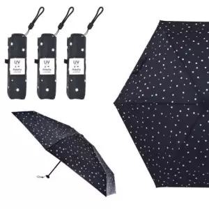일본 정품 초경량 UV 차단 5단 우양산(스텔라 블랙)
