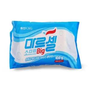 저자극 QIN670S2 순한 세탁 빨래 비누 소프트빅 대용량 450g