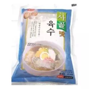 냉면 육수 사골 냉동 물냉면 열무냉면 국물 350g x5