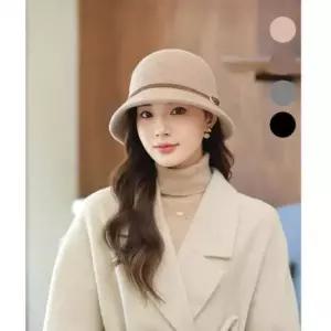고퀄리티 패션벨트 울 버킷햇