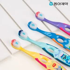 조르단 스텝 2단계 어린이 칫솔 부드러운 3~5세 색상 랜덤 6개