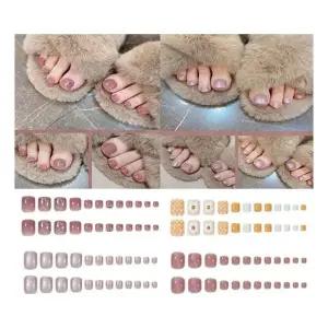 패디네일 키밍 네일아트 여름 네일 여름네일스티커 24종 세트 붙이는 스티커