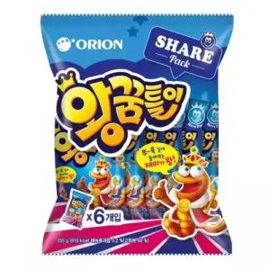 255gX6개 반박스 젤리 간식 왕꿈틀이 후식 오리온
