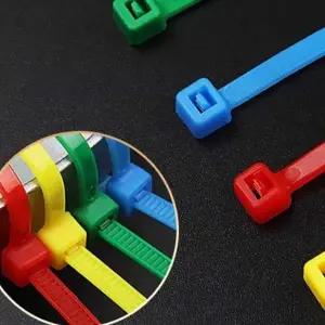 ( )컬러 케이블 타이 25cm 48p 컴퓨터책상전선정리 벽걸이TV선정리 케이블선정리