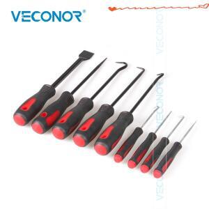 VECONOR 9개 선택 O-링 제거 오일 씰 스크레이퍼 후크 픽업 도구 세트