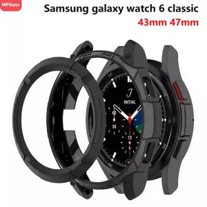 삼성 갤럭시 시계 6 케이스 클래식 43mm 액세서리 용 보호 TPU 커버