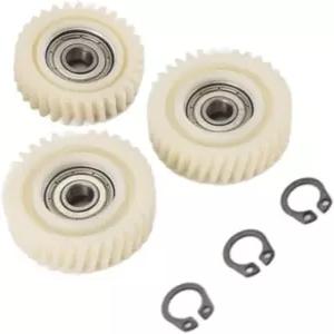 Rqhddpeij E 바이크 모터 기어 47.3x13mm 경사 유성 35 톱니 나선형 베어링 전기 나일론 허브 부품과