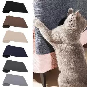 고양이 스크래치 방지 매트 트리밍 가능한 자체 접착 카펫 패드 스크래처 가구 소파 코너 벽 보호대 다양한
