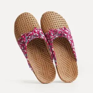 플라워리본 라탄뮬 여름 뮬슬리퍼 라탄뮬슬리퍼 여성뮬 샌들 여름샌들 발편한뮬 뮬슈즈