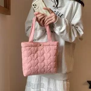 손가방 예쁜 손 가방 가벼운 데일리 토트 백 핑크 여성핸드백 여성토드백 여성손가방