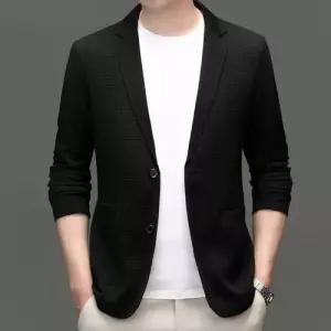 록쉬블몰 남성 코트 상의 싱글 핏 자켓 쿨링 봄가을 정장 스판 트렌드 블레이저 HO3
