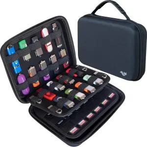 ButterFox 대용량 USB 썸 플래시 펜 드라이브 보관함/메모리 카드 SDXC SDHC 홀더 케이스/외장 하드 전자