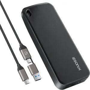 iDsonix 휴대용 SSD 512GB 외장 하드 드라이브 USB 3.2 GEN 2 최대 1000MB/s 솔리드 스테이트 Xbox PS5 Mac