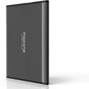 Maxone 500GB 울트라 슬림 휴대용 외장 하드 드라이브 HDD USB 3.0 PC 노트북 차콜 그레이와 호환 가능