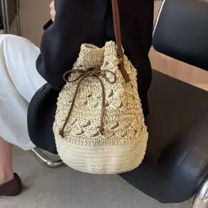 여성 라탄 가방 여름 통 여성용 복조리 포켓 크로스백 복조리백 데일리가방 라탄가방