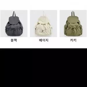 라운드형 밴딩 스트링 백팩 넉넉한 수납공간 디자인 스타일리시 가방 캐주얼백팩