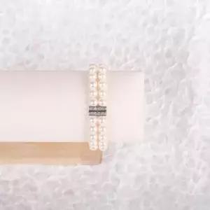 레이어드팔찌 시후주얼리 두 줄 크리스탈진주 팔찌 8mm EC364Bc_8W