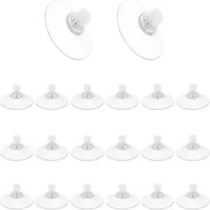 M4 x 8 나사 너트 2.1 53mm 20세트 PVC 플라스틱 투명 강력 접착 흡입 홀더 창문 유리 거울 벽 도어 주방
