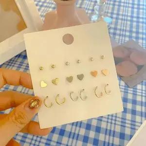 18pcs 귀걸이세트 패션악세사리 쥬얼리 컬렉션 여성용 귀걸이세트 악세사리세트