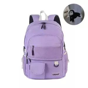 대학생백팩 여자 캐주얼 중_고등학생 신학기 퍼플 책가방 백팩 여학생백팩 대학생백팩