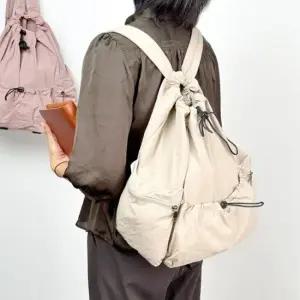 일상용 스트랩 백팩 캐주얼 간편 수납 넓은 가방 캐주얼백팩 여성백팩 여행용백팩