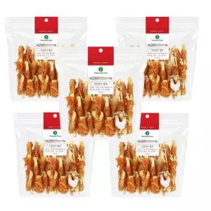 네츄럴코어 치킨말이 황태 220g x 5개 애견간식