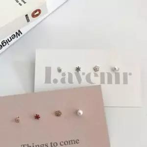 이어링 flower earring set (silver925)
